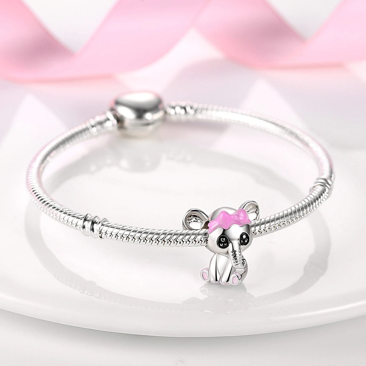 925 Sterling Silver Bracelet Charms Fit Bangle  DIY Accessory