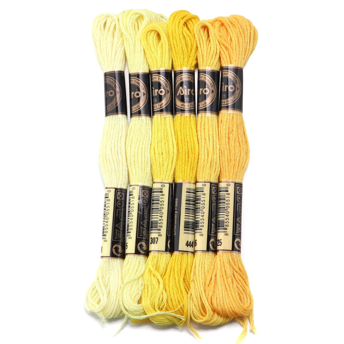6Pcs/Lot 8m Polyester Cross Stitch Thread Colorful Embroidery Thread String Strap For DIY Sewing Crafts Clothing Accessorie 2030