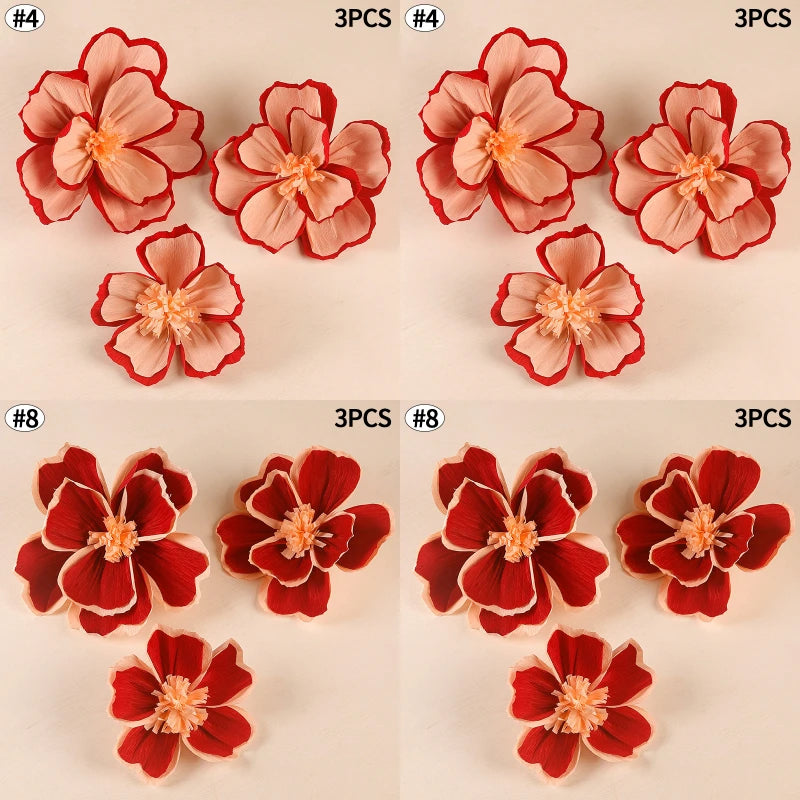 Chinese New Year 2026 Decoration Wall Hanging Decor Paper Folding Fan Sticker Wedding Party Decoration Spring Festival Supplies
