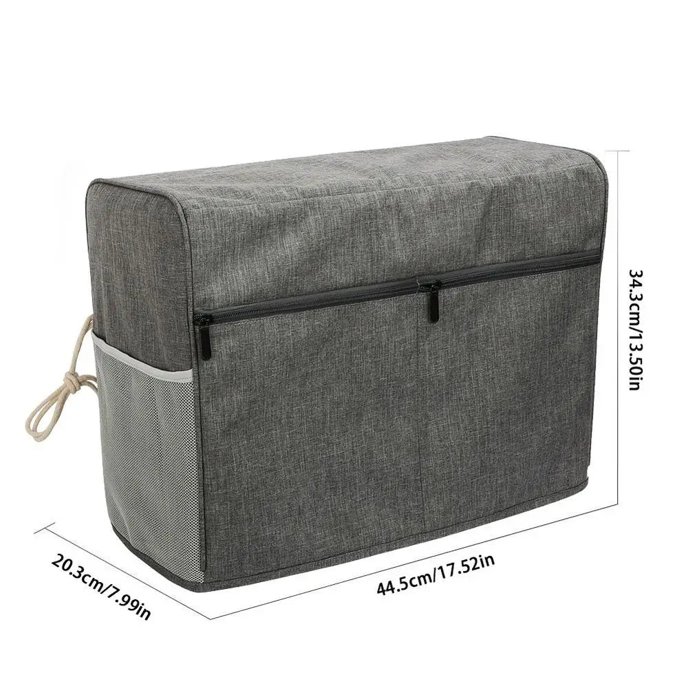 Dust Cover For Sewing Machine Waterproof Durable Cloth Protective Cover With Pockets Sewing Accessories Storage Bag
