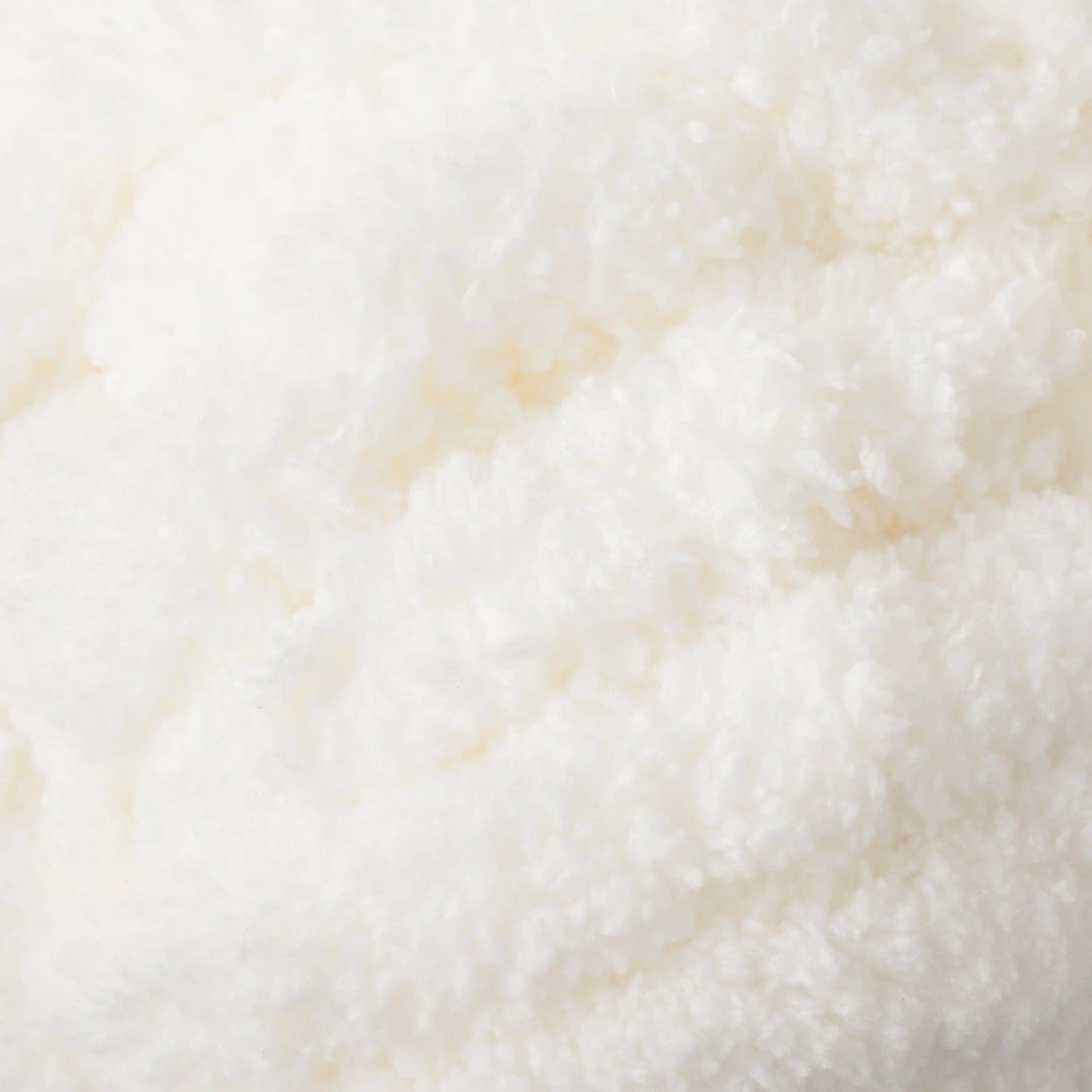 Chunky Chenille Yarn, 31.7 yd, Ivory, 100% Polyester, Super Bulky, Easy care, machine washable and dryable