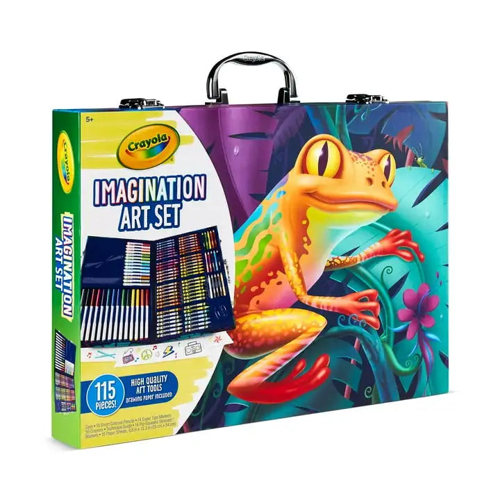 Crayola Imagination Art Coloring Set, 115 Pcs, Art & Craft Kit, Coloring Supplies, Easter Gifts for Kids