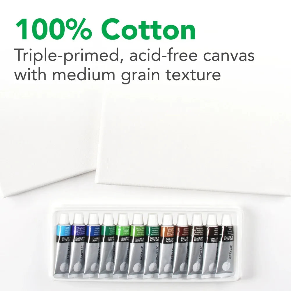 Simply Canvas,, 12x16 inch, 2 Pieces -
