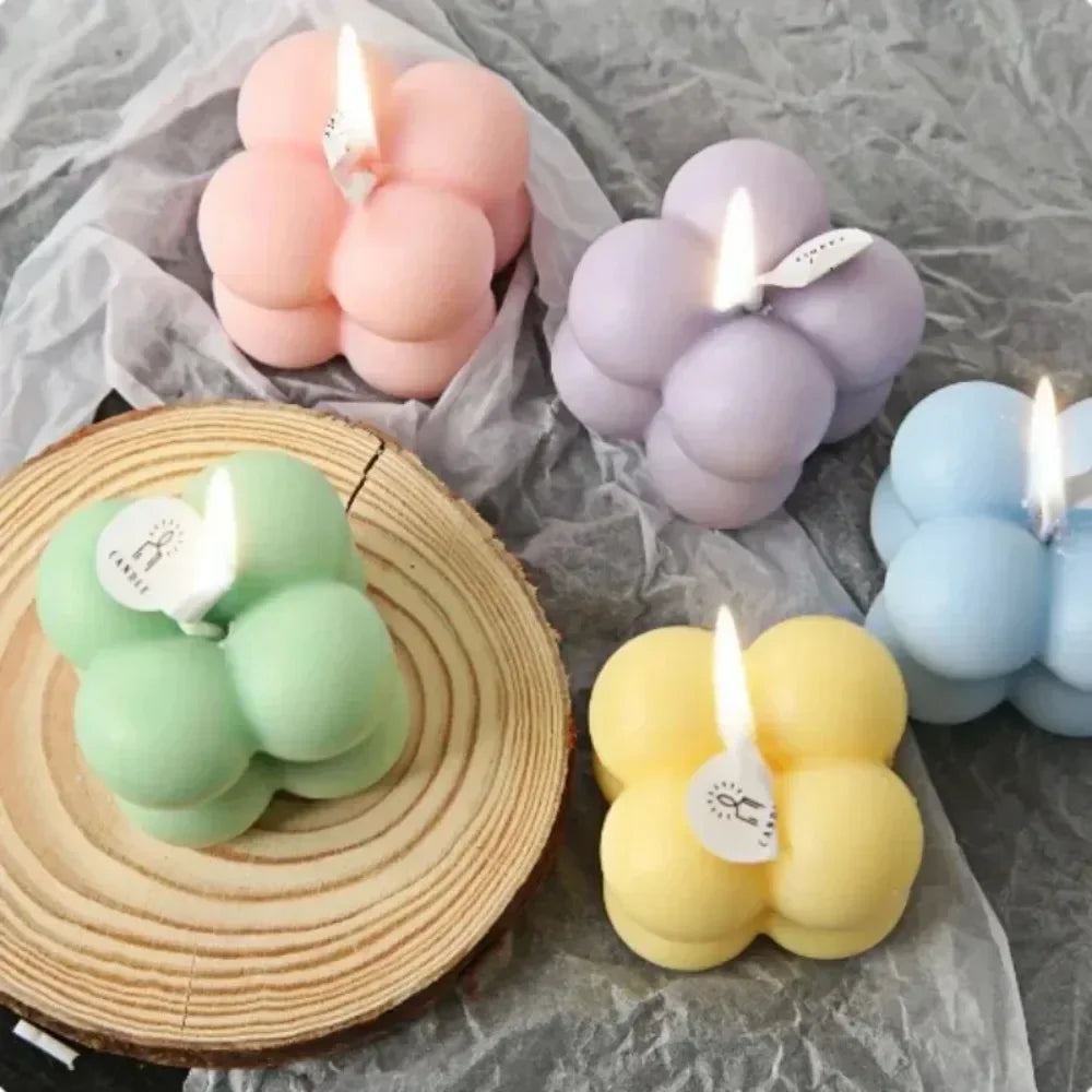 12 Cavity Small Cube Candle Mold   DIY Handmade Soap Candle Making Craft Supply