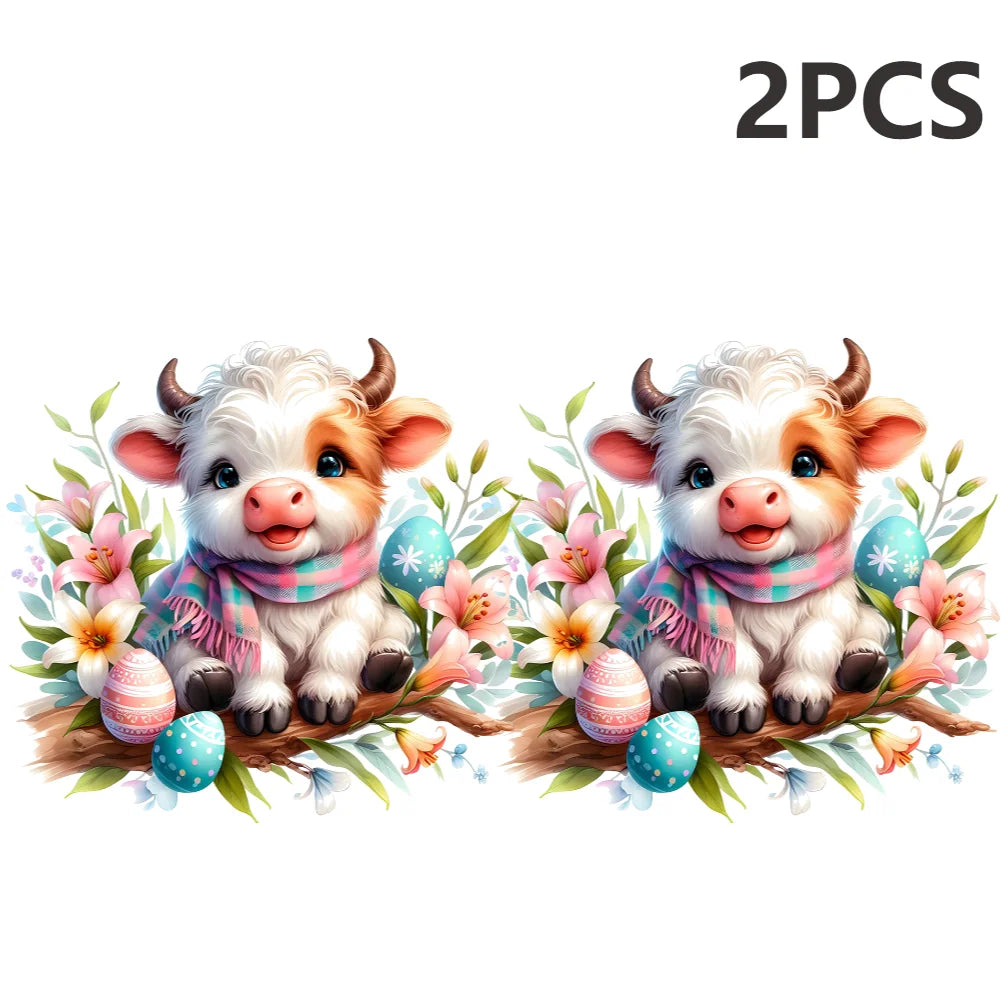 2pcs 5D DIY Full Round Drill Diamond Painting New Creative Easter Decoration Kit Home Decor Art Craft for Bedroom Wall 30x30cm