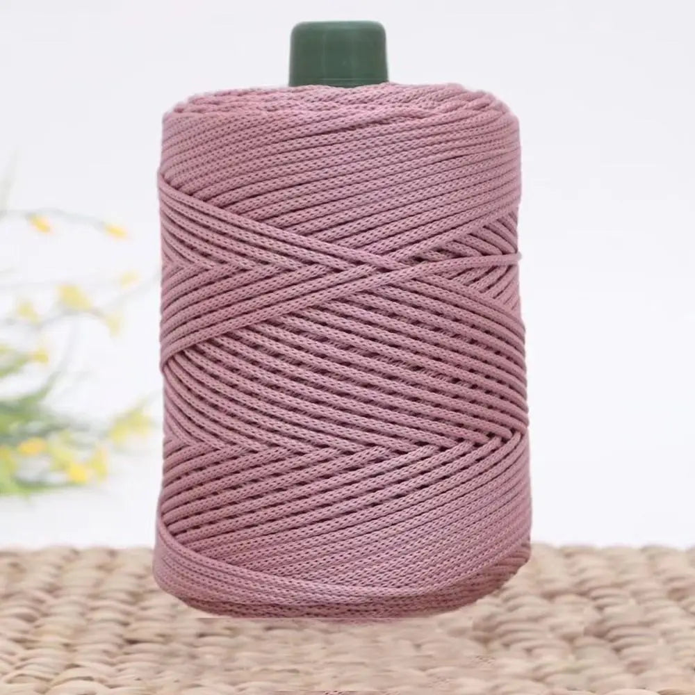 3mm Handmade Ice Rope Thread DIY Hook Cushion Beginners Crochet Yarn Hat Shoes Woven Hand Knitting Bag Hand Knitting Yarn 2055
