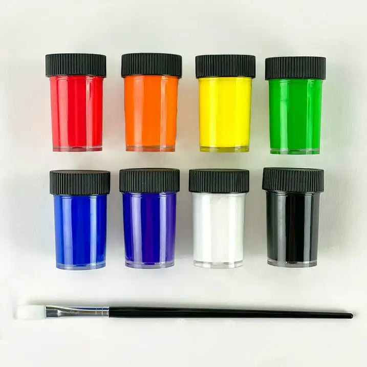 ArtSkills Acrylic Painting Set for Children & Beginners, with Paint Brush, 8Pc