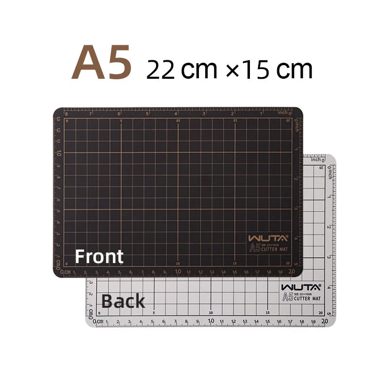 WUTA New Fabric Cutting Mat, Leather Cutting Board A1 A2 A3 A4 A5 Professional Self Healing Quality Double-Sided  Craft Tool Set
