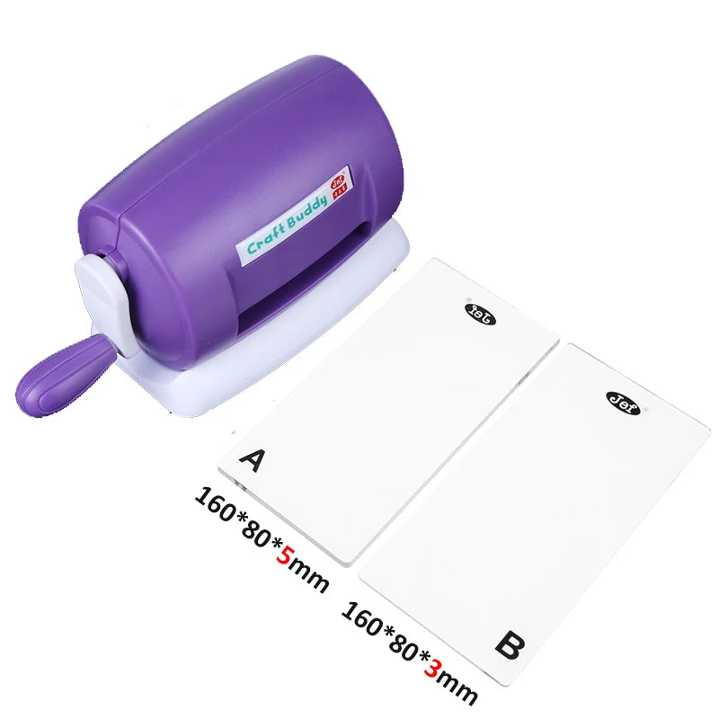 Mini Die Cutting Machine with 2 Cutting Pads for DIY Scrapbooking Paper Card Album Craft Making Embossing Dies Supplies