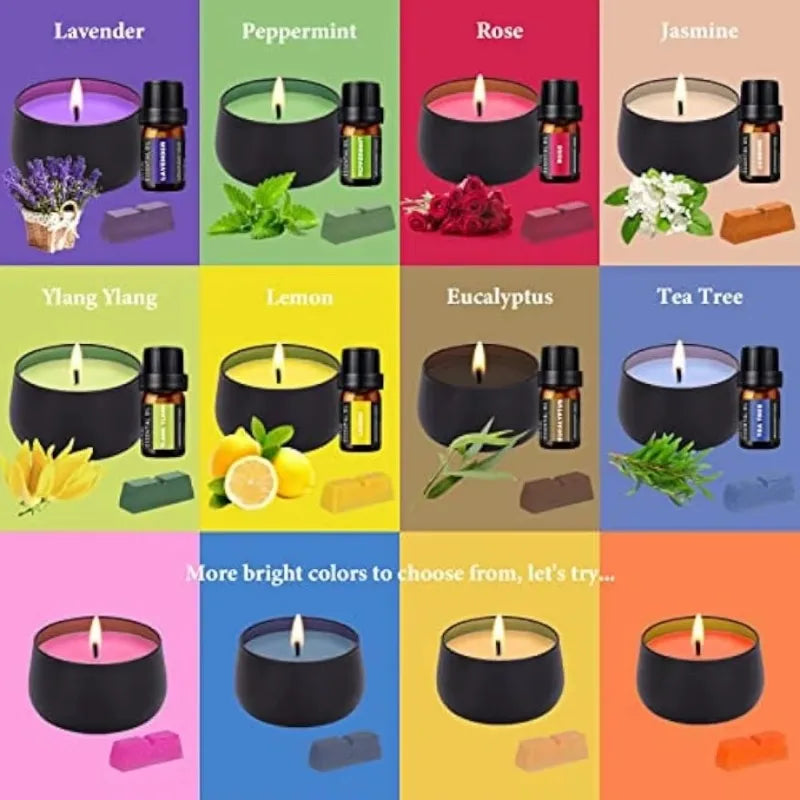 SAEUYVB Candle Making Kit Adults with Hot Plate, DIY Starter