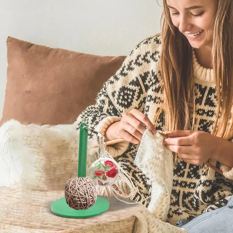 Portable Wrist Yarn Holder Yarn Ball Minder Storage Knitting Supplies for Craft Lover