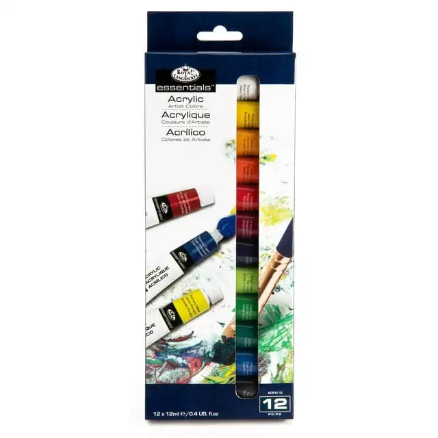 (3 pack) Royal & Langnickel Acrylic Artist Paint Set, 12-Colors