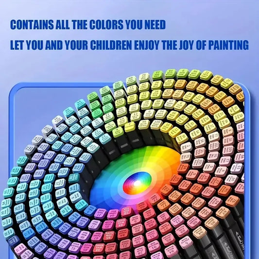 Alcohol Markers Set, 48 Colors  Tip Art Markers for  Adult Coloring Book, Sketching Drawing Markers, Coloring Marker With