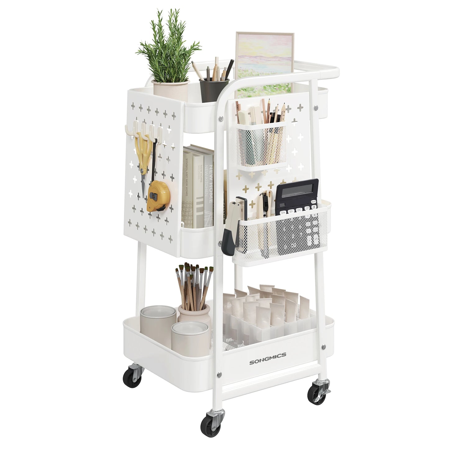 SONGMICS 3-Tier Storage Cart
