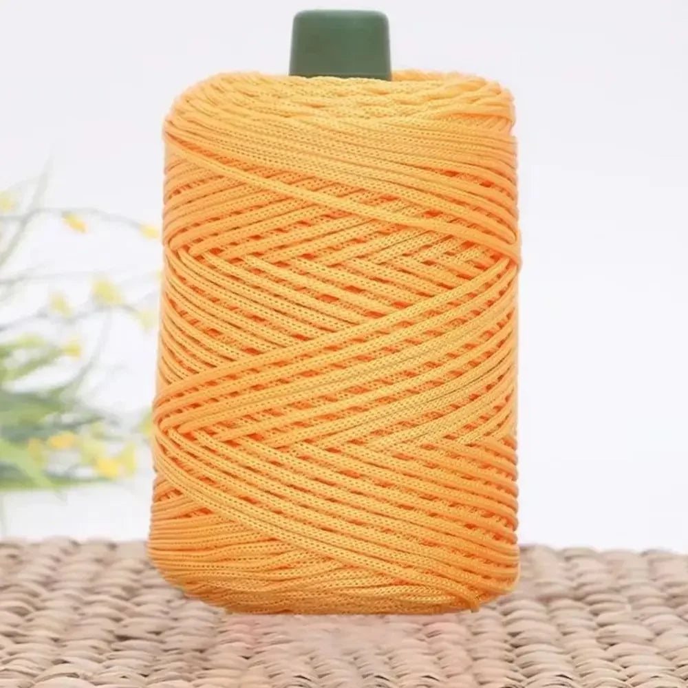 3mm Handmade Ice Rope Thread DIY Hook Cushion Beginners Crochet Yarn Hat Shoes Woven Hand Knitting Bag Hand Knitting Yarn 2055