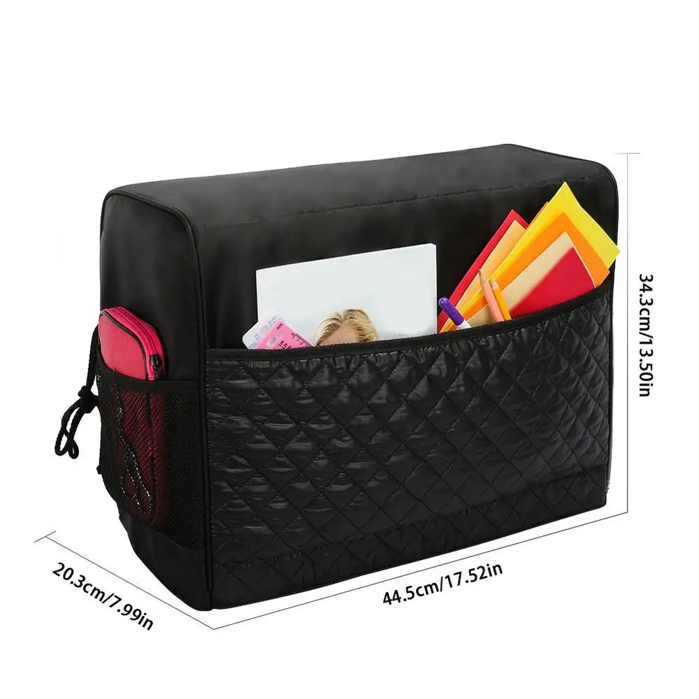 Dust Cover For Sewing Machine Waterproof Durable Cloth Protective Cover With Pockets Sewing Accessories Storage Bag