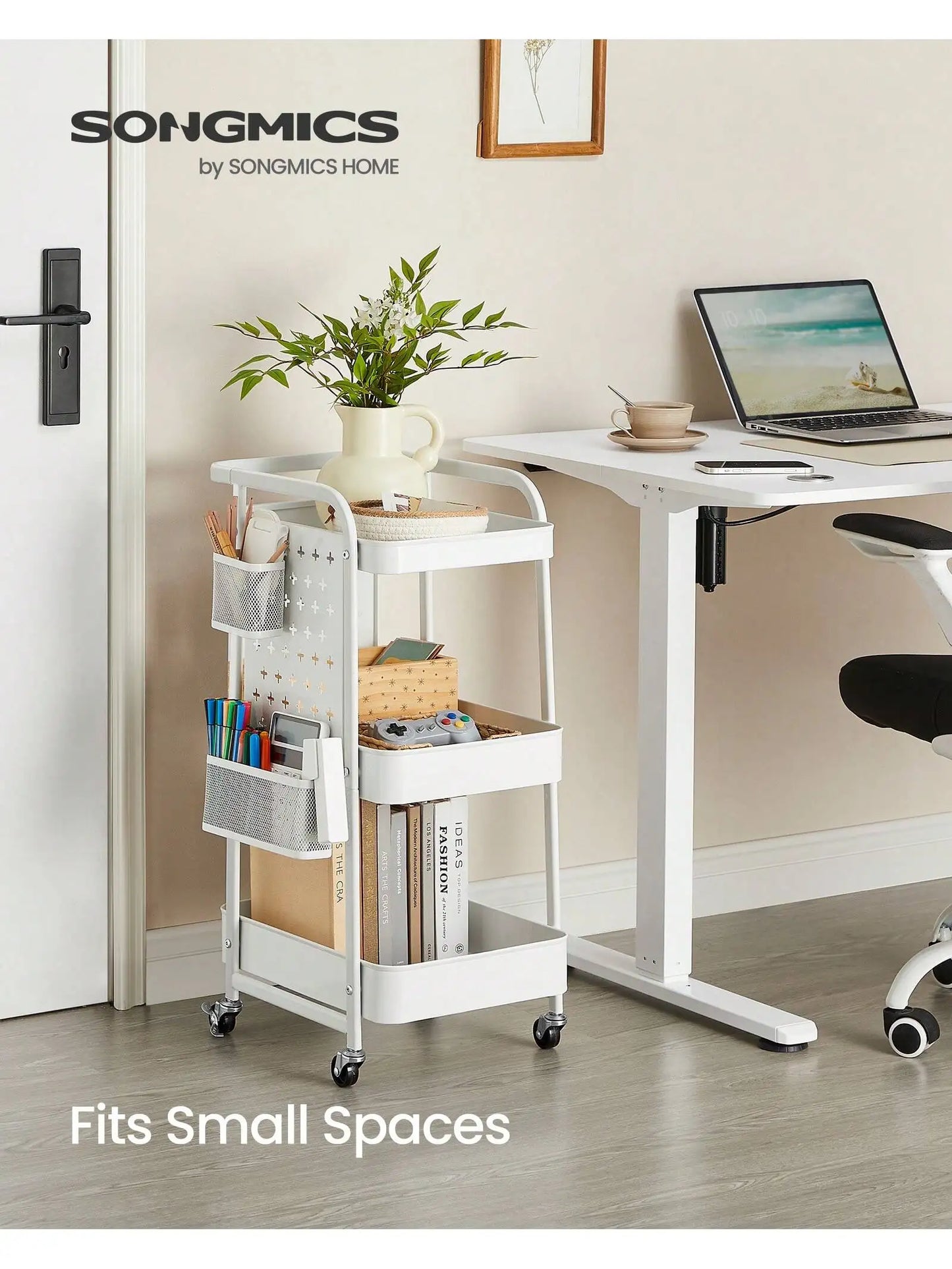 SONGMICS 3-Tier Storage Cart