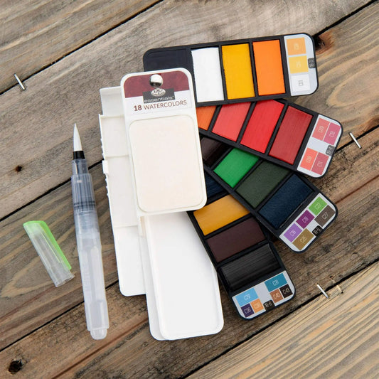 Royal & Langnickel Essentials™ 19pc Watercolor Flip Kit