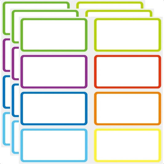 Reusable Dry Erase Labels for Storage Bins Organization Reusable Sticky Notes Whiteboard Label Stickers for Kitchen Office Scho