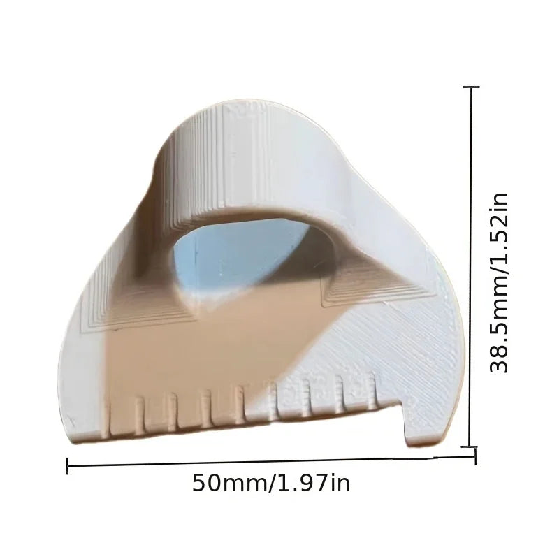Easy-Grip 3D Printed Sewing Tool for Beginners & Seniors - 4mm Spacing Plastic Hand Sewing Aid, Prevents Skipping Stitches