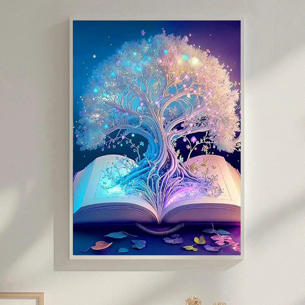 Tree of Life Diamond Painting Kits , Full Round 5D DIY Diamond Dots Paintings, Diamonds Pictures Gem Art and Crafts Home Decor