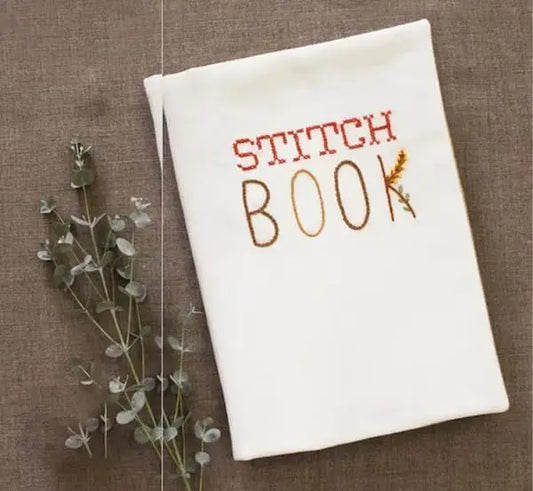 Stitch Book DIY Embroidery Book Creative Sewing Book DIY Linen Decorative Embroidery Book Binder Handmade Home Needlework Book
