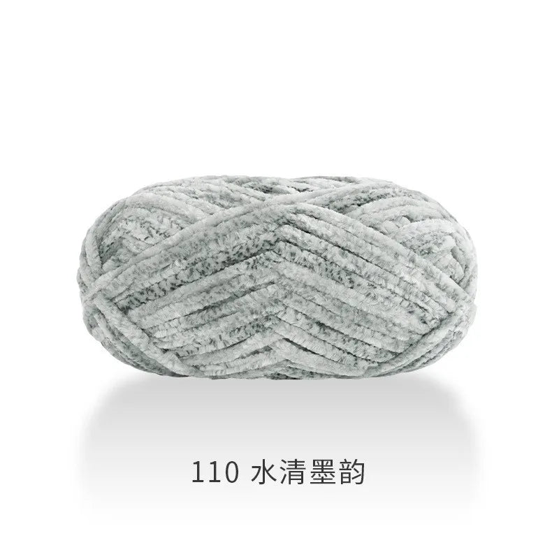 1pcs 100g super soft velvet wool coarse knitted yarn material package hand-woven hat scarf cushion