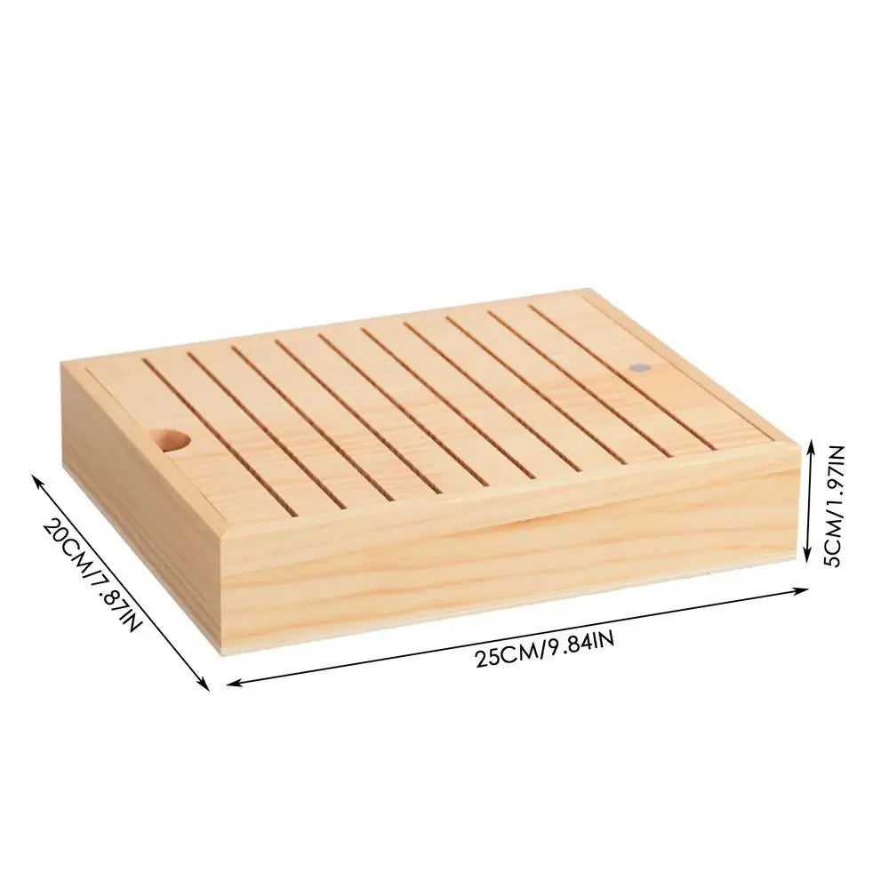 Embroidery Floss Organizer Wooden Bobbin Rack With Storage Box Crafts Sewing Supplies Spool Organizer Thread Winding Board For