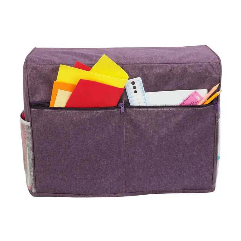 Dust Cover For Sewing Machine Waterproof Durable Cloth Protective Cover With Pockets Sewing Accessories Storage Bag