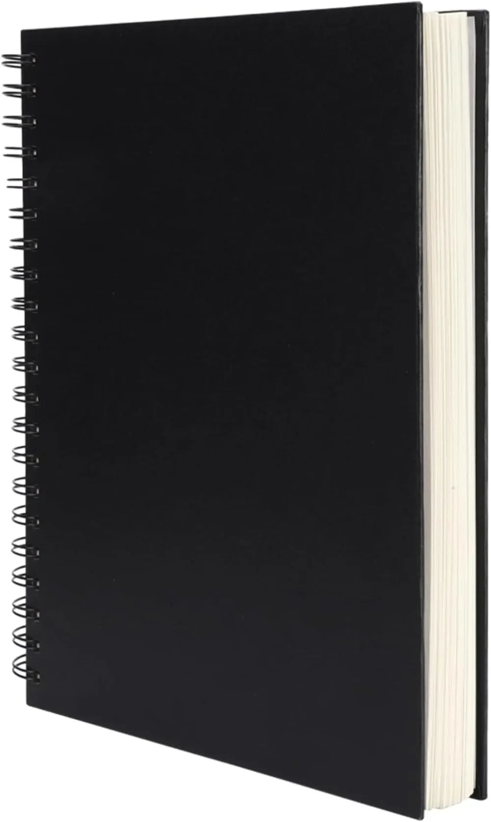 8.5x11 inch hardcover sketchbook, spiral bound sketchbook, 80 sheets of 90gsm inner paper, acid-free painting art paper