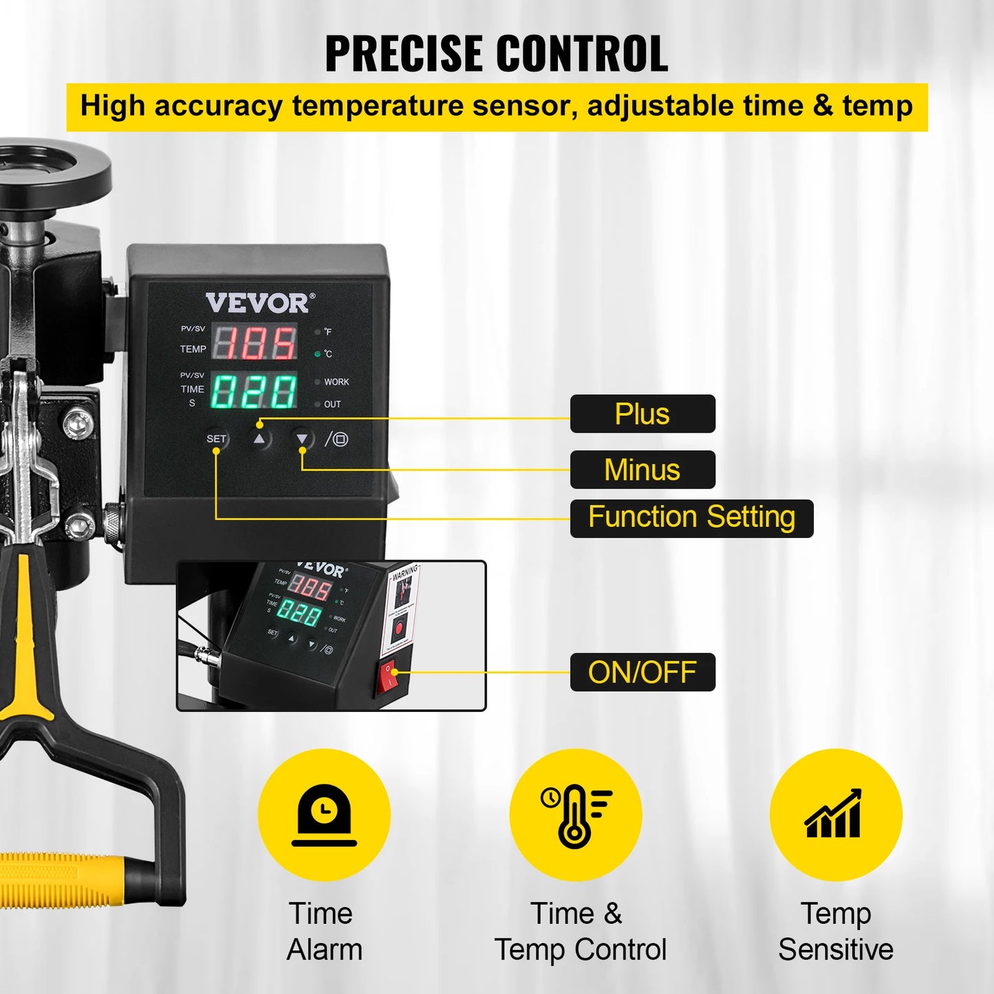 VEVOR 2In1 Heat Press Digital Sublimation Printer Transfer