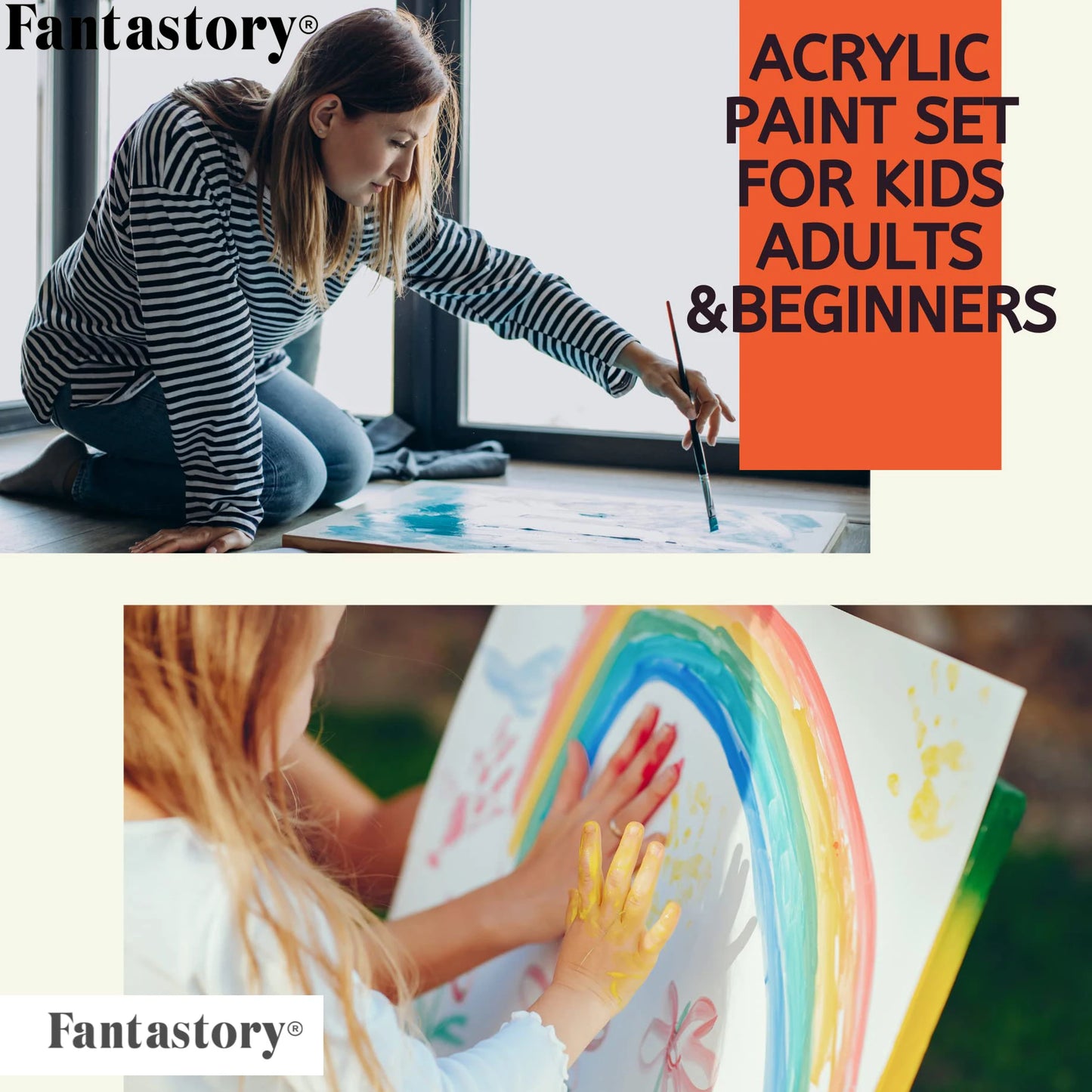 250ml 12 Colors Washable Tempera Paint, Poster Paint Sponge Painting, Non-Toxic Paint Finger Paints Hand Paints Holiday Gifts