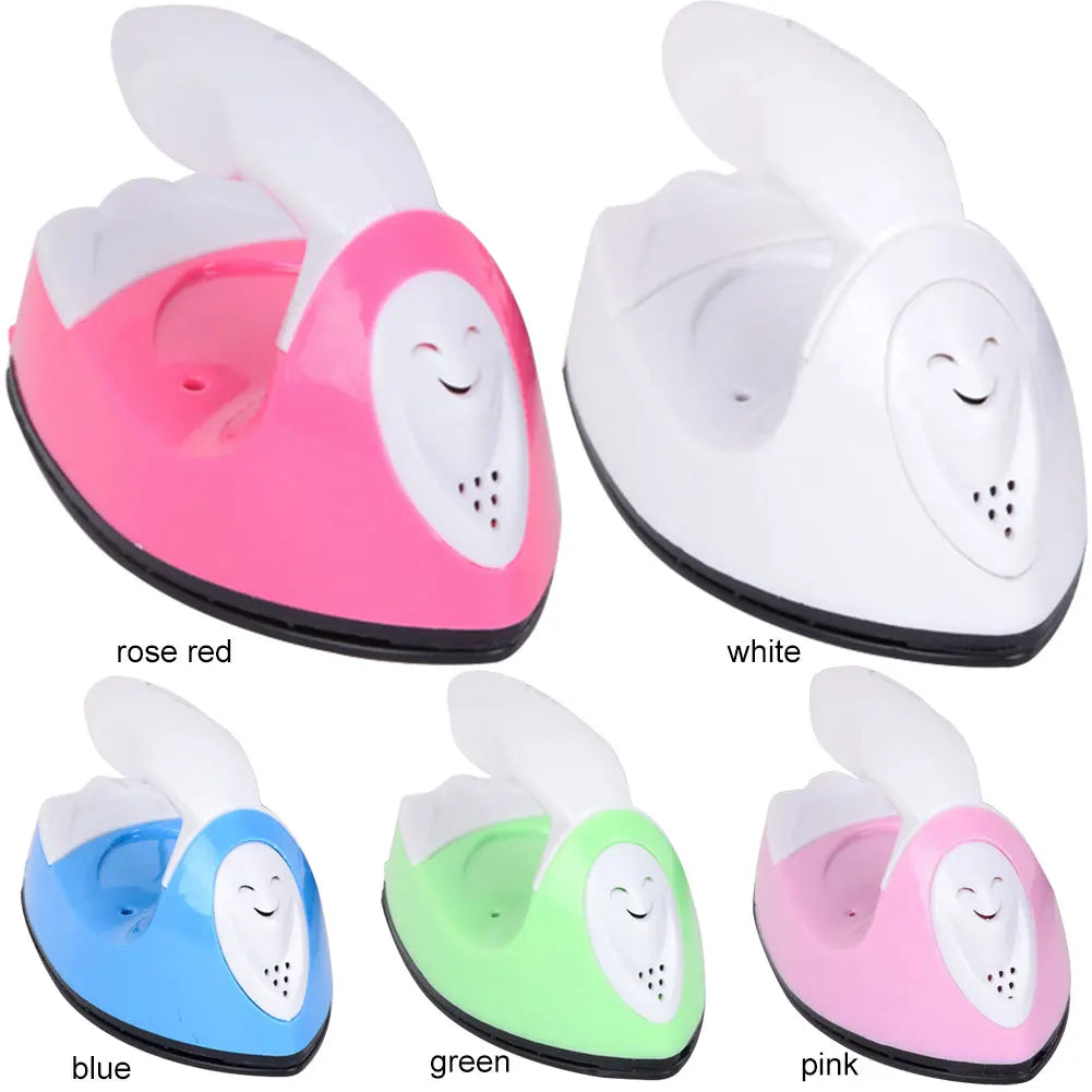 DIY Small Heat Press Iron Portable Electric Mini Heat Press Machine Versatile Rapid Heating-Up Craft Clothes Sewing Supplies