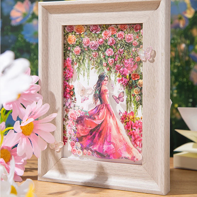 ,Flower, Branch, Leaf, Vine Theme Tape, Scrapbook, Photo Frame, Diary, Decorative Sticker Tape 200cm/roll,