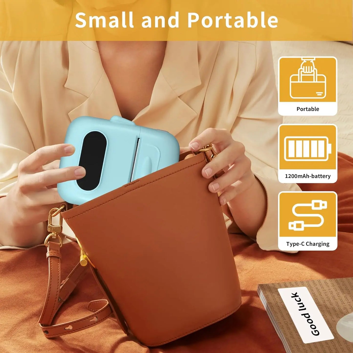 Marklife P50 Label Maker Machine Portable Bluetooth Label Stickers Machine