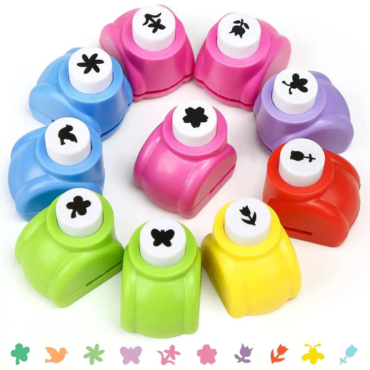 Craft Hole Punching , a 10-shape Shape Kit punching machine suitable for school crafts, fun projects