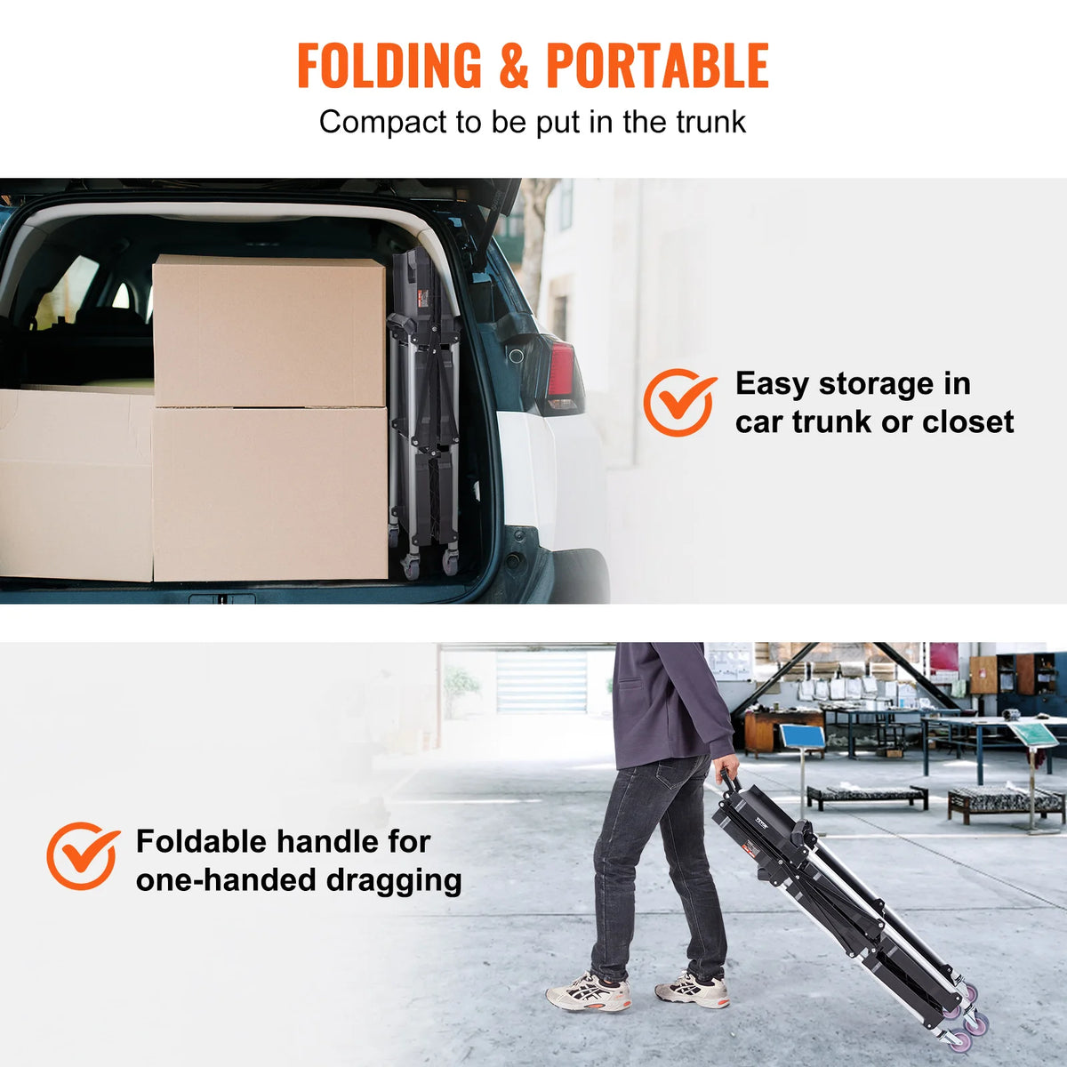 SucceBuy   3 Tier Folding Rolling Utility Cart Storage Shelf Movable Gap Rack Serving Cart Slide Organizer for Kitchen Bathroom