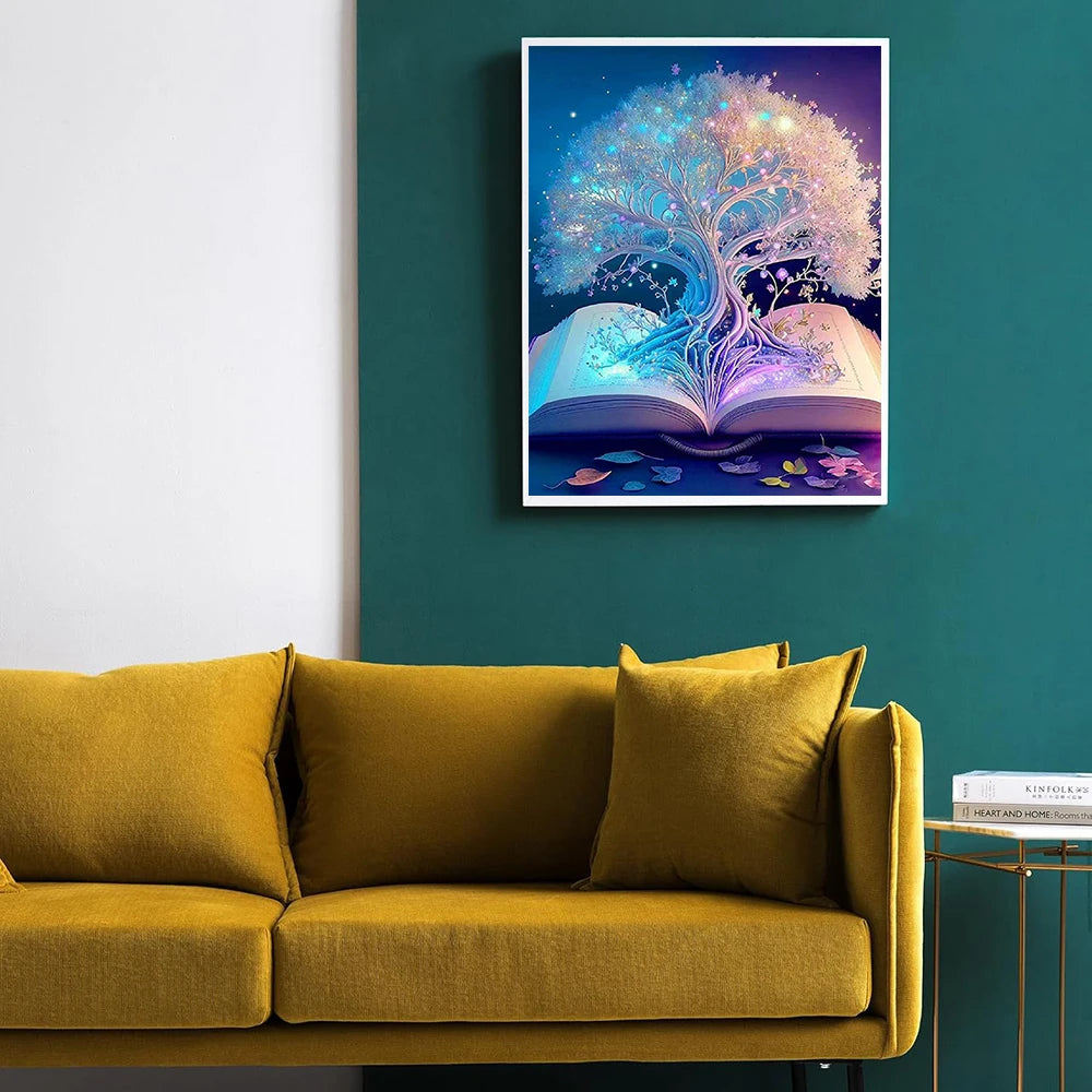 Tree of Life Diamond Painting Kits , Full Round 5D DIY Diamond Dots Paintings, Diamonds Pictures Gem Art and Crafts Home Decor