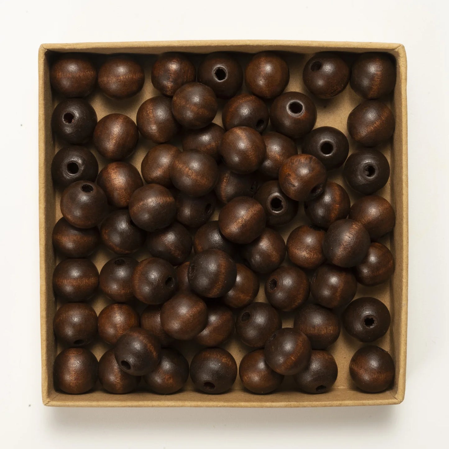 SOMESOOR 50pcs 16mm 0.63IN Natural Wooden Beads Multi Colors Round Shaped DIY Craft Wood Bracelet Necklaces Jewelry Accessories