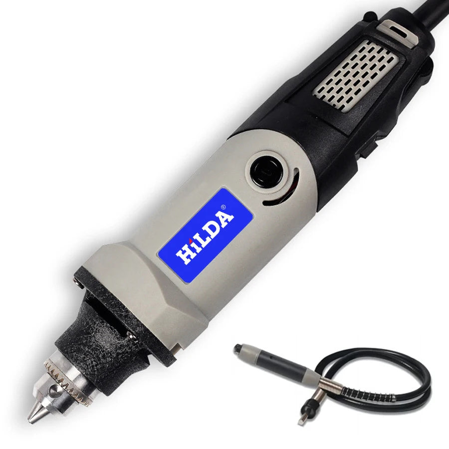 HILDA 500W Rotary Tool Variable Speed Rotary Tool Accessories Kit Cutting Detail Sanding Engraving Wood Carving and Polishing