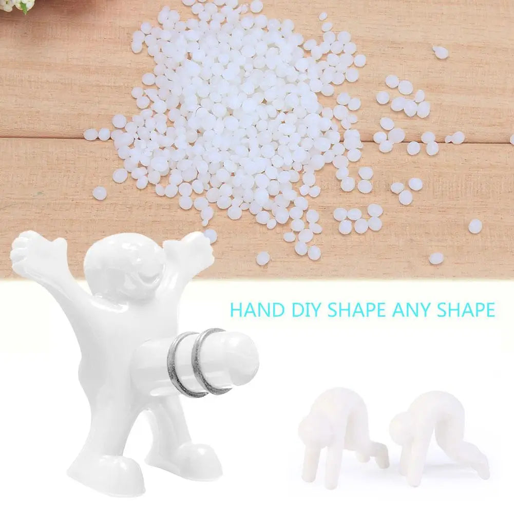 100g DIY Moldable Plastic Pellets Polymorph Melting Plastic Pellets Multifunctional Portable Eco-friendly for Sculpting Cosplay