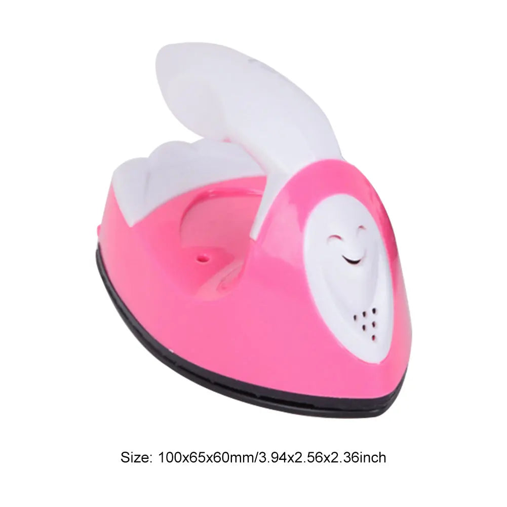 DIY Small Heat Press Iron Portable Electric Mini Heat Press Machine Versatile Rapid Heating-Up Craft Clothes Sewing Supplies