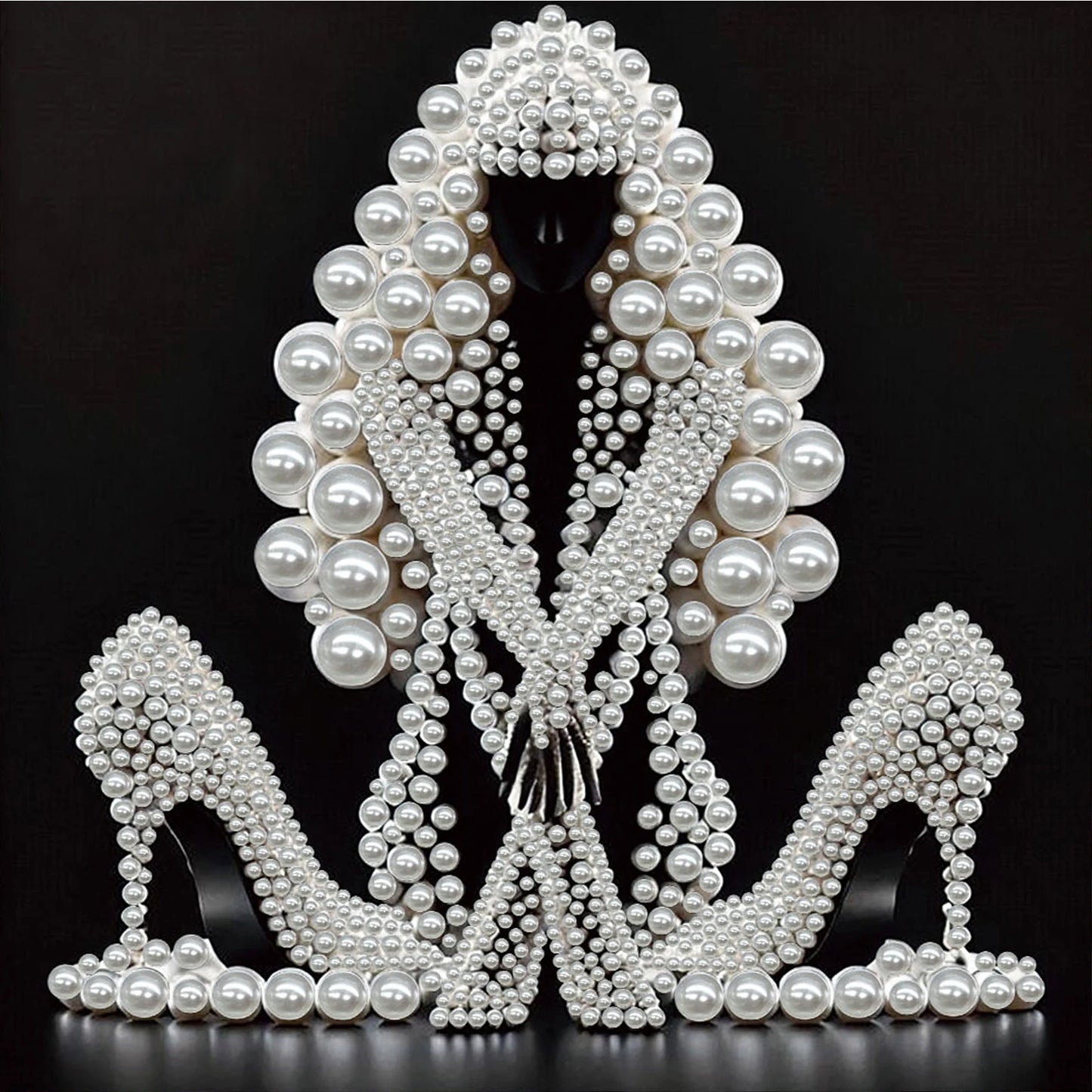 Elegant Lady Full 5D DIY Pearl Diamond Art Kits for Adults/Beginners Gift Idea Home Decor Gem Art Diamond Painting Kits 30*30cm