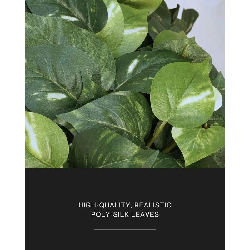32" Realistic Fake Pothos Ivy  (Variegated