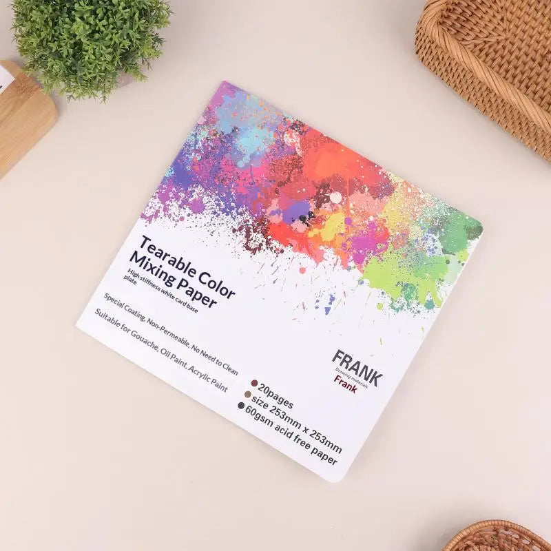 Artist Disposable Tear-Off Palette Paper Paint Palette Plate For Artist Gouache Acrylic Oil Painting Watercolor Art SuppliesHot