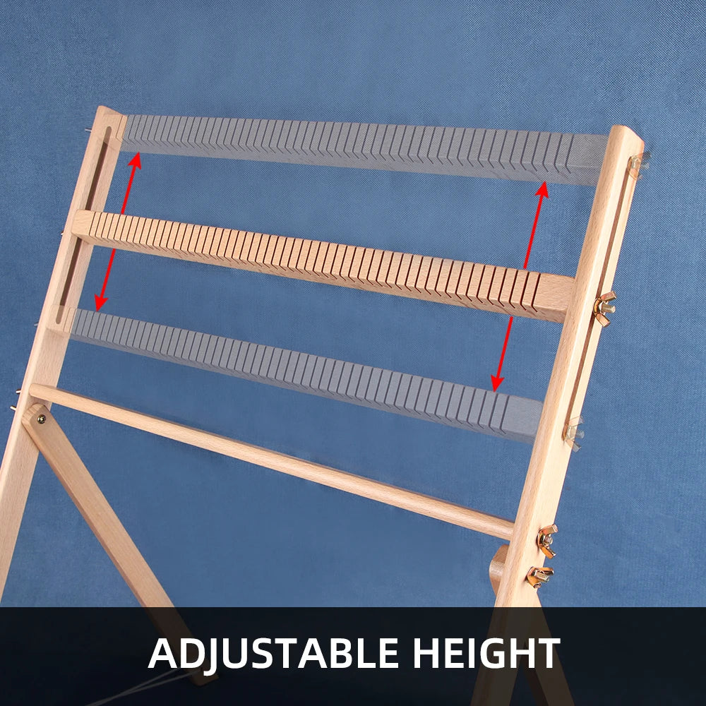 Large Weaving Loom Kit for Beginners With Stand Tapestry Handmade Woven Wall Art Loom Weave Frame Loom Weaving Knitting Tools