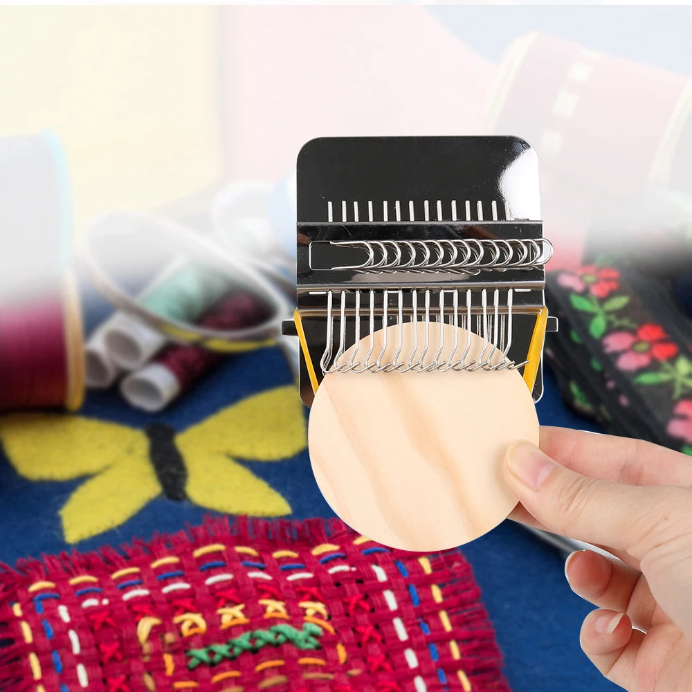 Knitting Tools Knitting Tools For Mending Clothes and Jeans Small Frame Hand Tapestry Wood Loom Weaving Frame Small Loom Darning Machine
