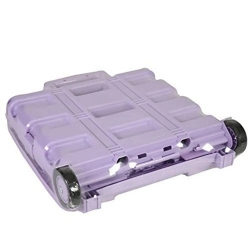 Purple Collapsible Storage Cart for Crafts & Supplies