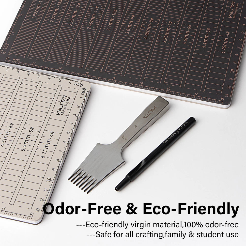WUTA New Fabric Cutting Mat, Leather Cutting Board A1 A2 A3 A4 A5 Professional Self Healing Quality Double-Sided  Craft Tool Set