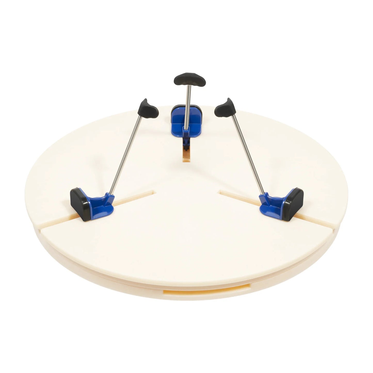 Pottery Machine Turntable Clamp with 5 Set Support Feet White Abs Ceramic Art Repair Tool Ceramic Trim Holder Centers Clip